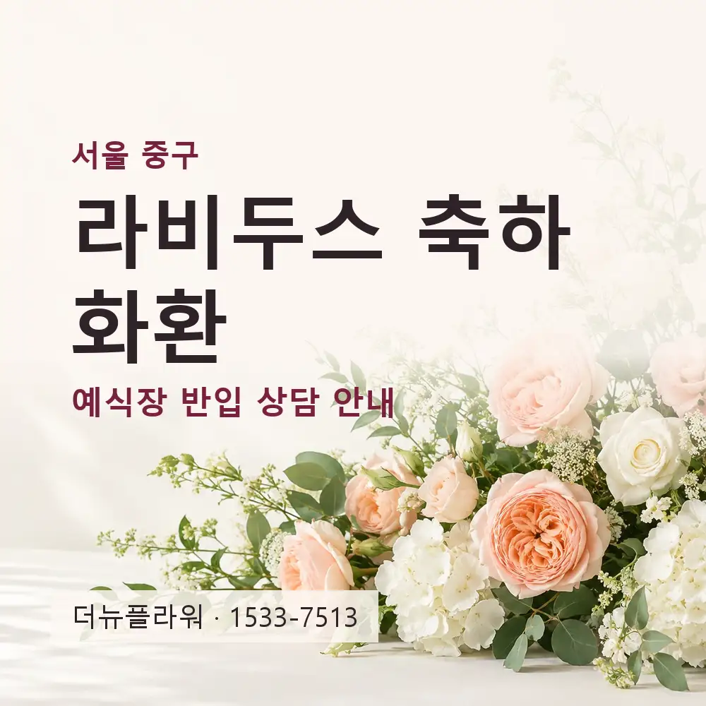 라비두스 축하화환 상담 대표 이미지