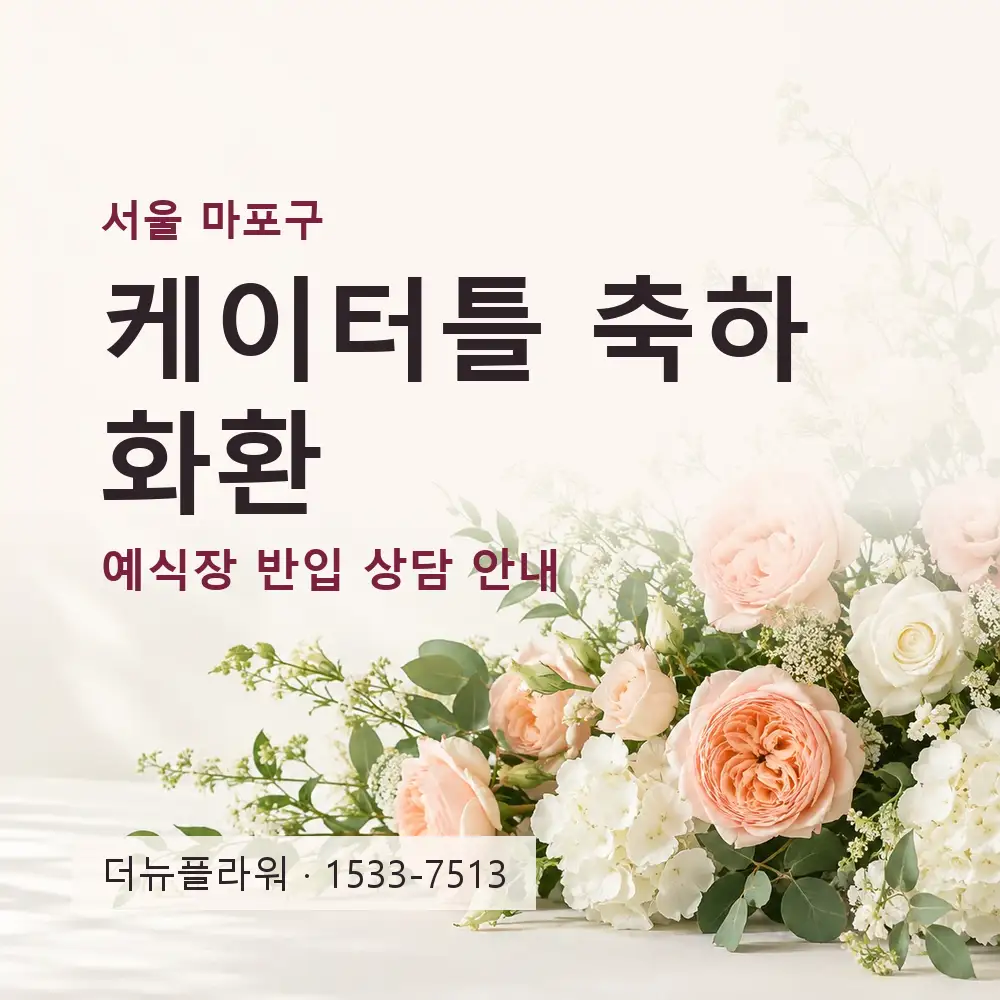 케이터틀 축하화환 상담 대표 이미지